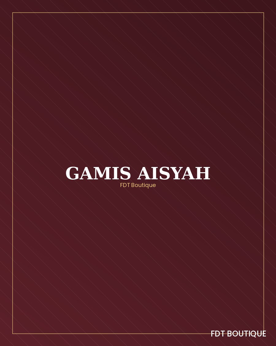 Gamis Aisyah FDT Boutique