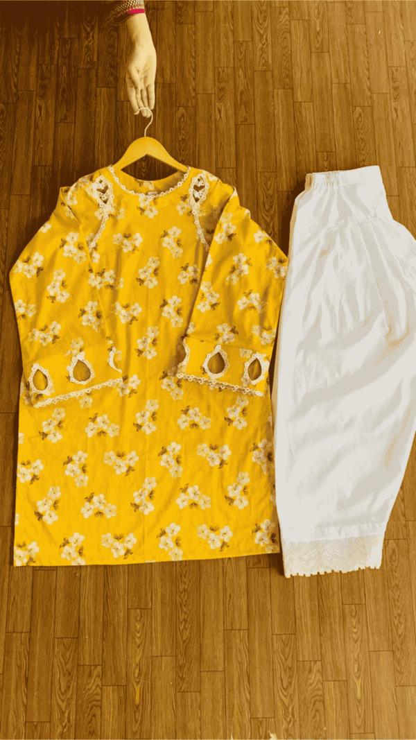 kids yellow white